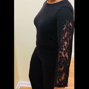 2 piece black pants set